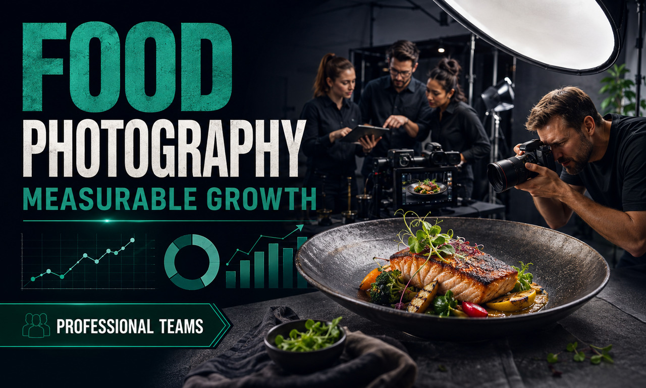 I will revamp food photography for professional teams focused on measurable growth