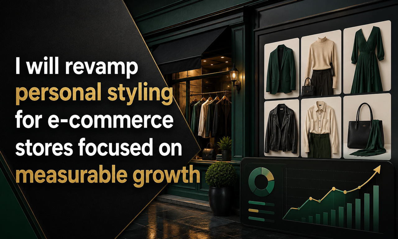 I will revamp personal styling for e-commerce stores focused on measurable growth