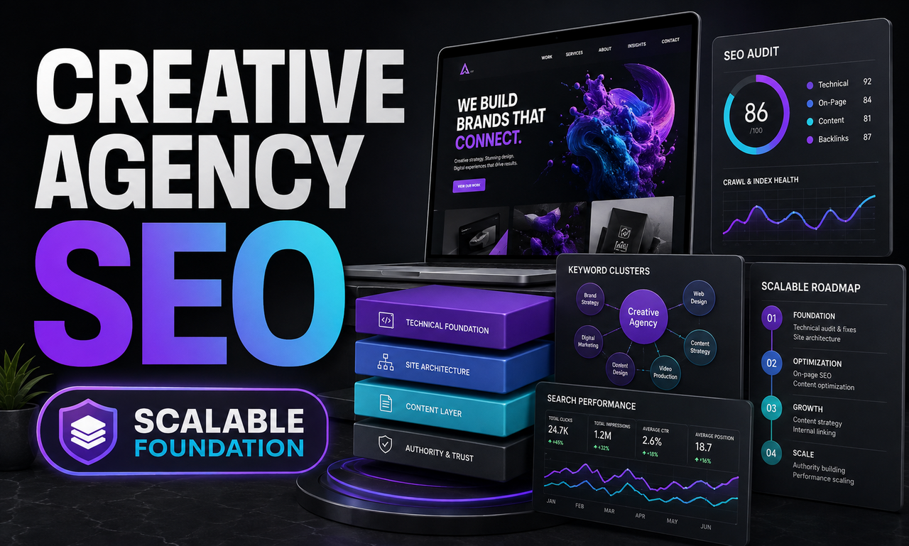 I will revamp seo for creative agencies focused on a scalable foundation