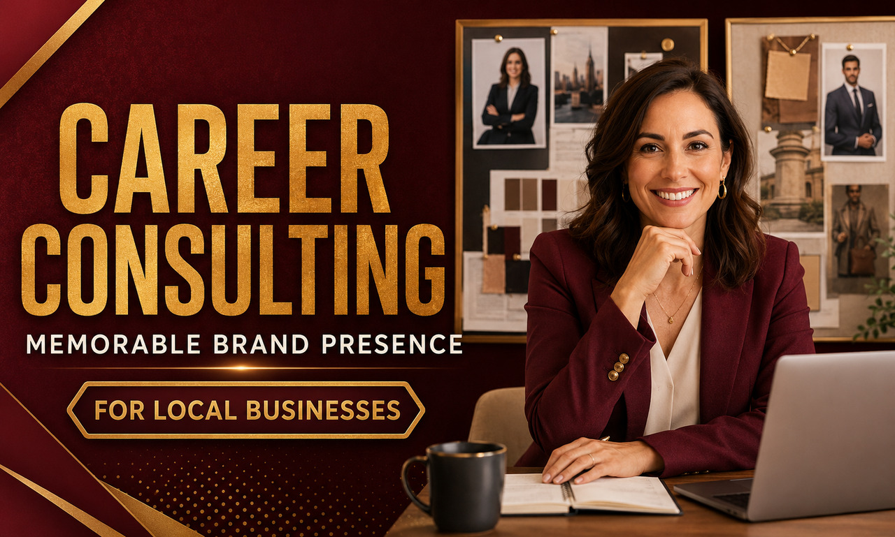 I will transform career consulting for local businesses focused on a memorable brand presence