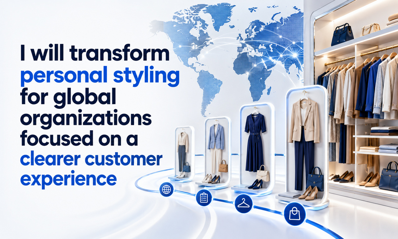 I will transform personal styling for global organizations focused on a clearer customer experience