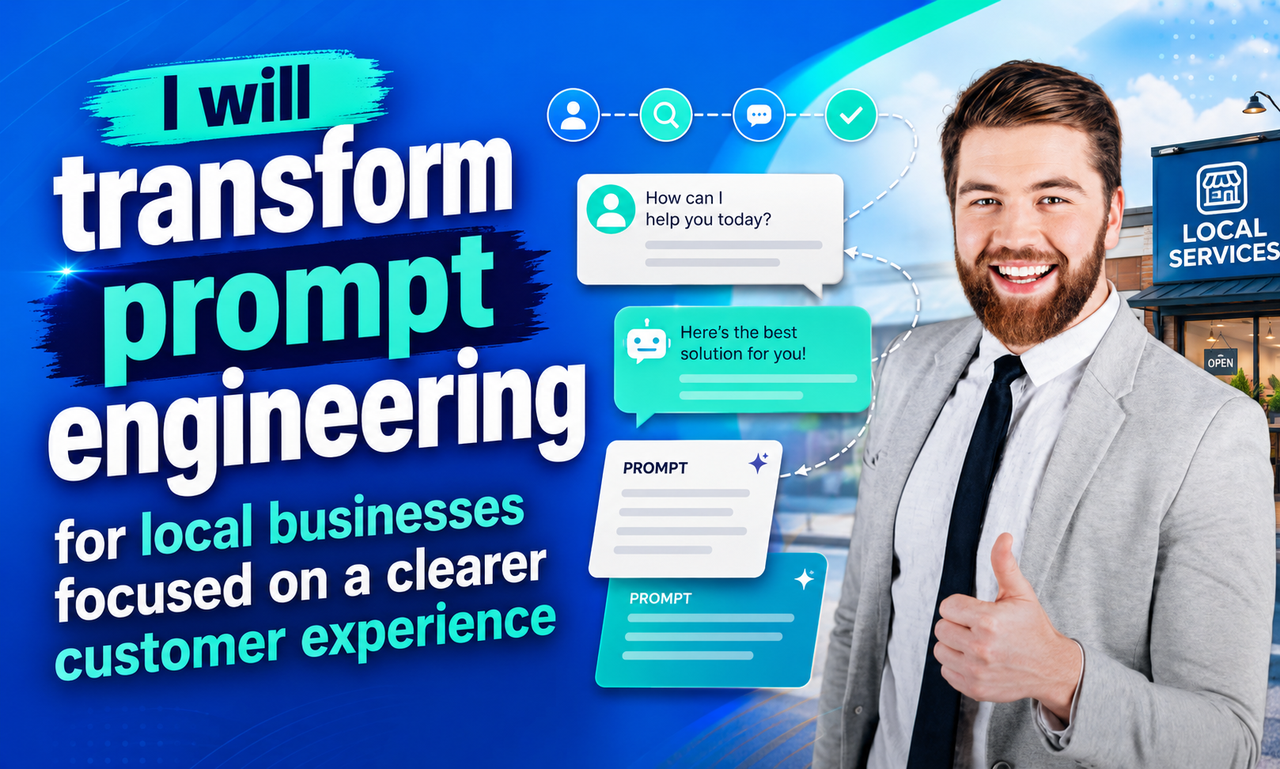 I will transform prompt engineering for local businesses focused on a clearer customer experience