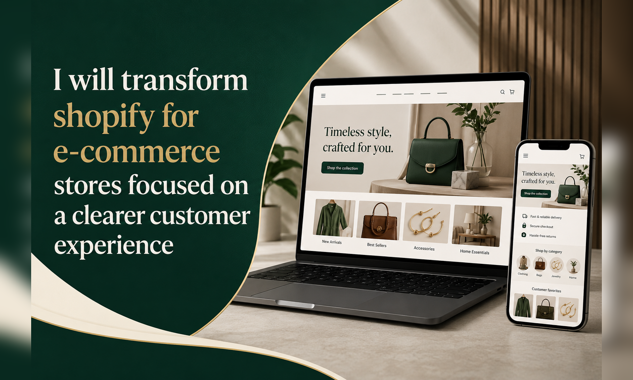 I will transform shopify for e-commerce stores focused on a clearer customer experience