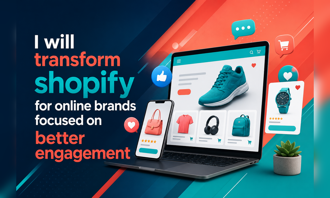I will transform shopify for online brands focused on better engagement