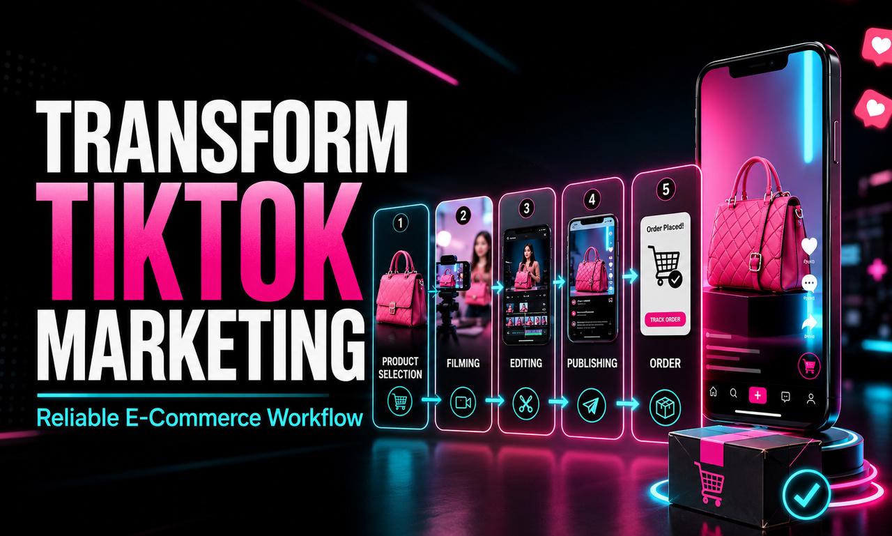 I will transform tiktok marketing for e-commerce stores focused on a reliable workflow