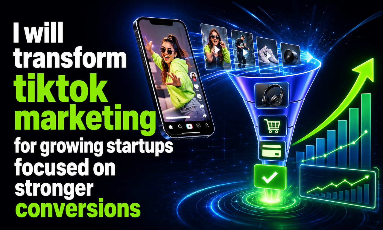 I will transform tiktok marketing for growing startups focused on stronger conversions